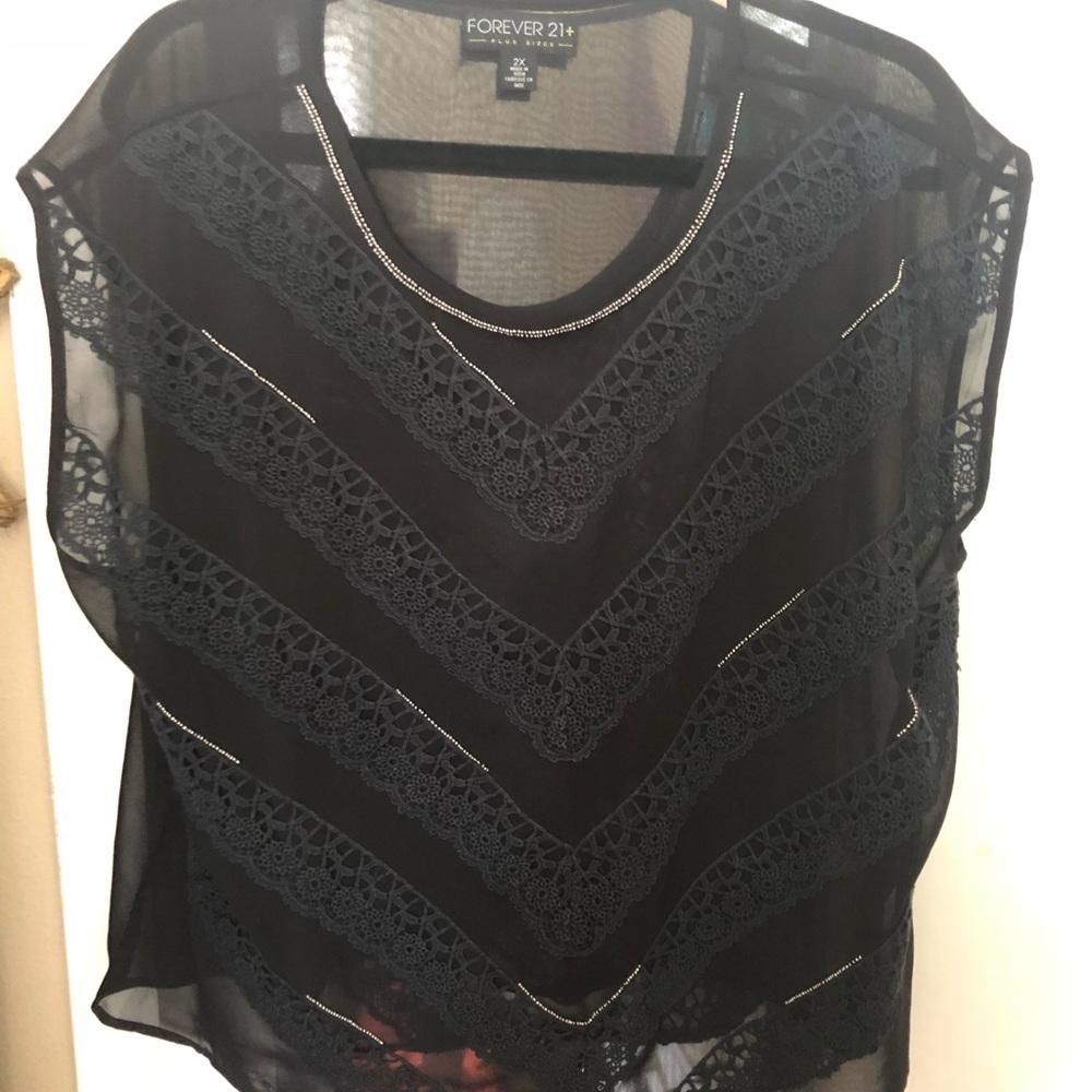 Sexy Lace and beaded top